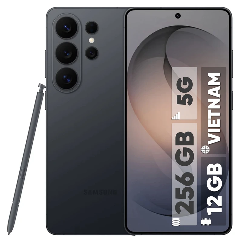 گوشی سامسونگ Galaxy S26 Ultra دو سیم‌کارت ظرفیت 256 گیگابایت و رم 12 گیگ - (مشکی ویتنام)